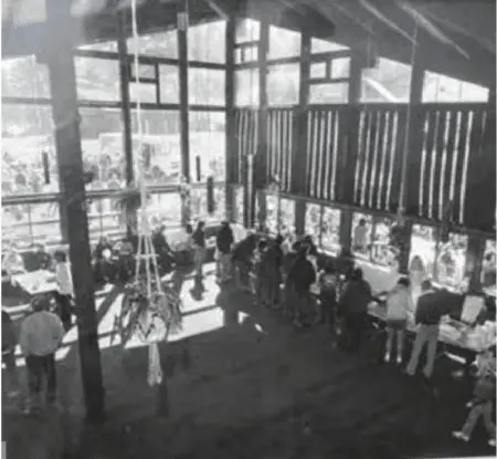 Snowboarding activities at Bousquet Mountain