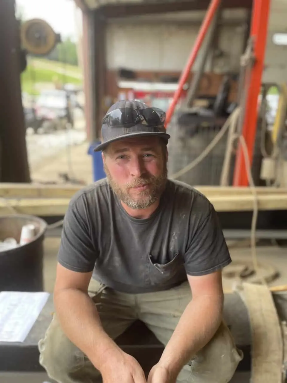 Group of hikers on a trail at Bousquet Mountain