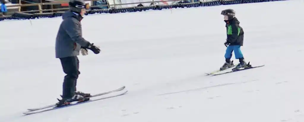 Kids first-timers at Bousquet Mountain