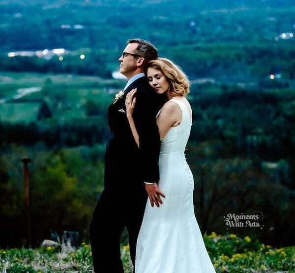 Scenic view of a snowy trail at Bousquet Mountain