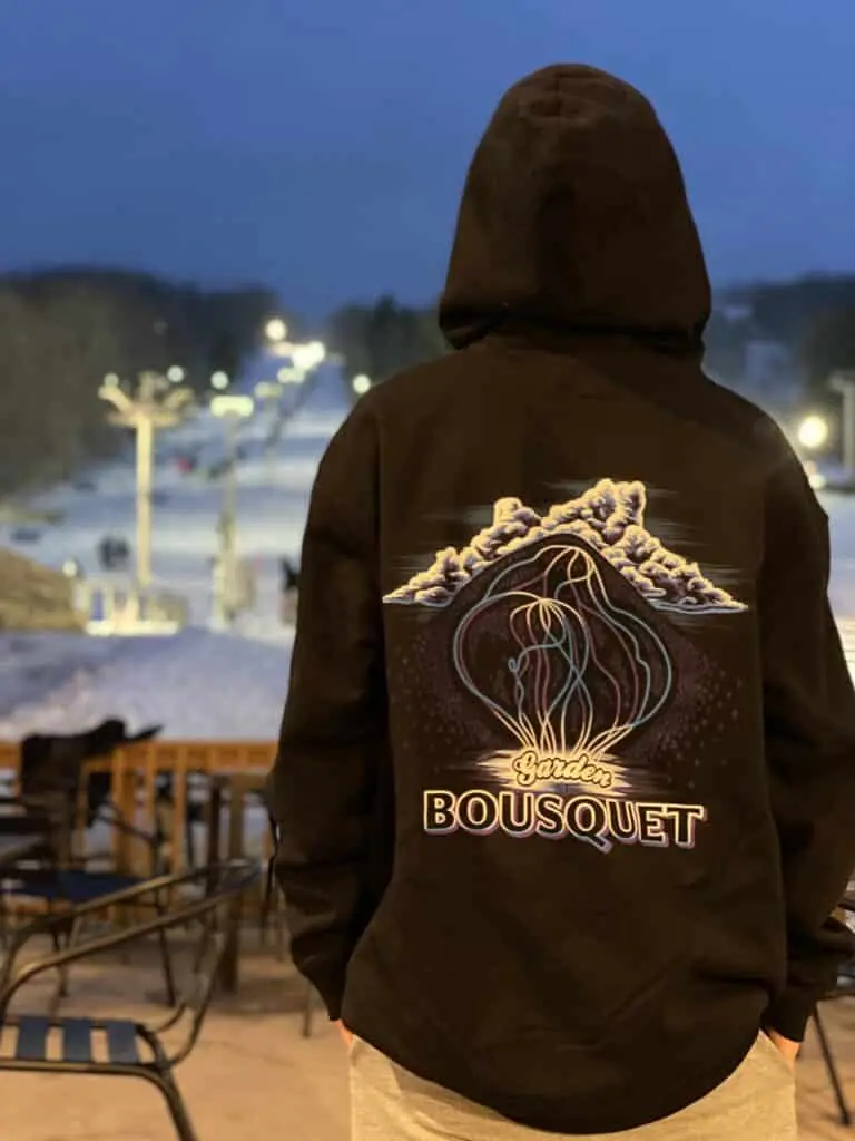 View of a ski lift at Bousquet Mountain