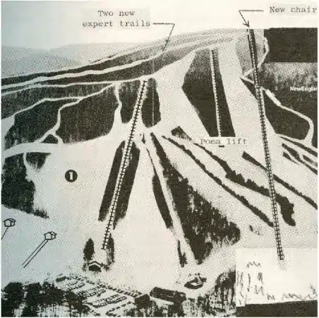 Snowboarder enjoying the slopes at Bousquet Mountain