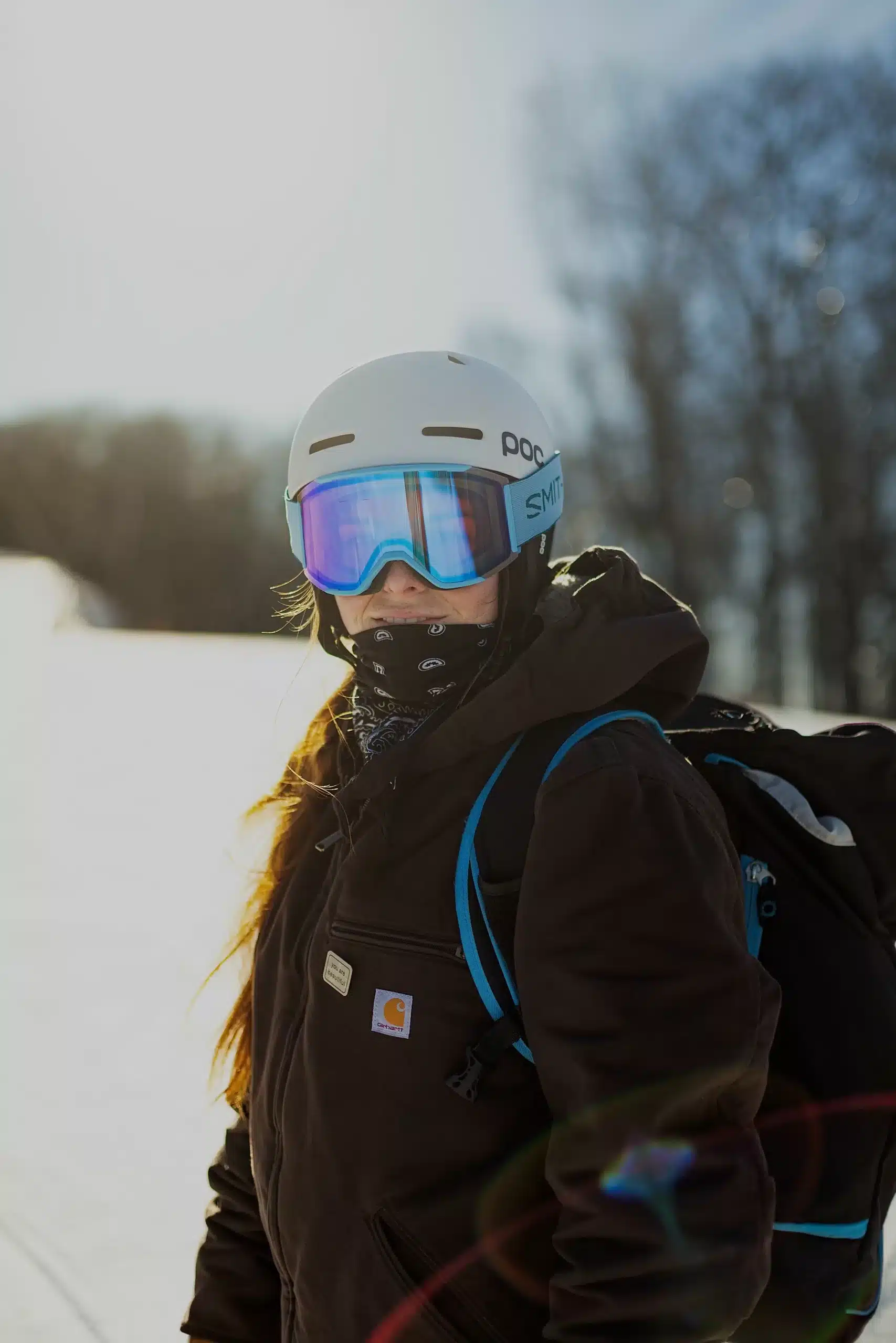 Headshot of skier at Bousquet Mountain