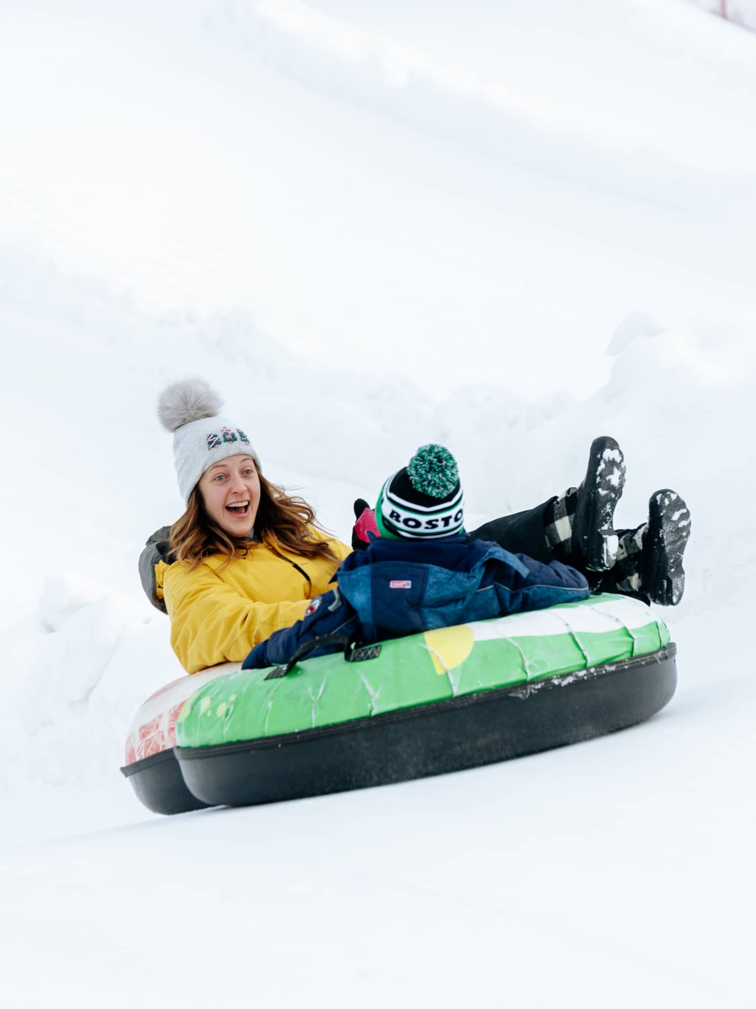 snow tubing at bousquet mountain!