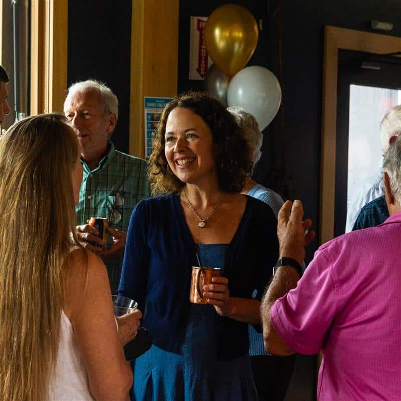 upstairs lounge space for private events at bousquet mountain